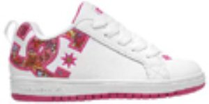 Court Graffik Se Kids White/Crazy Pink/Textile Shoe