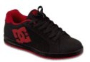 Court Kids Black/Red Shoe