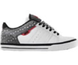 Crane White/Black/Red Shoe