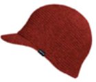 Crop Circle Peak Beanie - Red