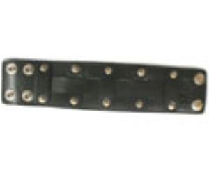 Crosshatch Leather Wristband