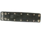 Crosshatch Leather Wristband