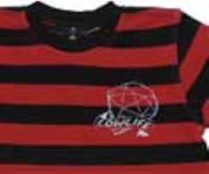 Crystal Stripe Girls Tee