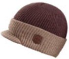 Cuff Visor Beanie – Brown