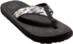 Cut-Out Black/Grey/Gold Sandal