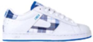 Cx105 White/Blue Originals Plaid Shoe