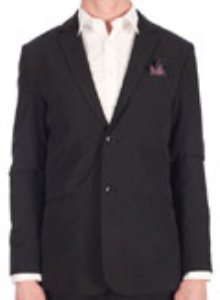 Daper Black Stone Suit Jacket