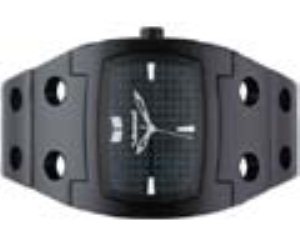 Destroyer Polished Black/Black Vestal Print Watch Des030