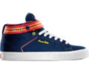 Devine Mid Chocolate Collab Navy/Red Shoe