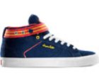 Devine Mid Chocolate Collab Navy/Red Shoe