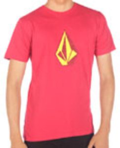 Distoned Ss Slim Berry Red T-Shirt