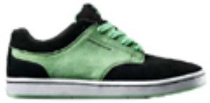 Dixon Black/Green Suede Shoe