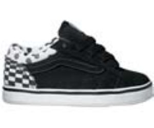 Dollin No Skool 2 Polka Check Black Kids Shoe 97Y2nl