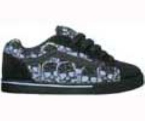 Dollin No Skool Black/Purple Cloud/Skulls Girls Shoe