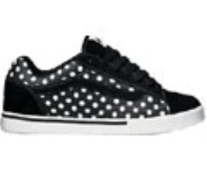 Dollin No Skool Black/White Polka Dots Shoe