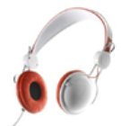 Domepiece Headphones – White/Red