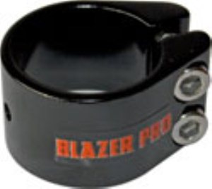 Double Collar Scooter Clamp - Black