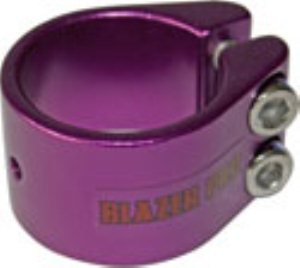 Double Collar Scooter Clamp - Purple