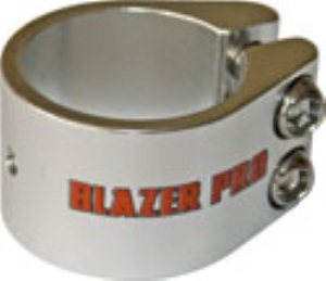 Double Collar Scooter Clamp - Silver