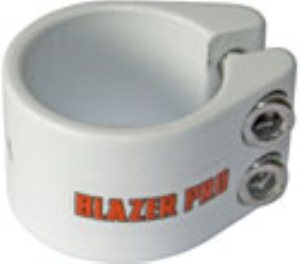 Double Collar Scooter Clamp - White