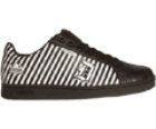 Duane Peters Disaster Stripes Black/White Shoe