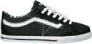 Elbe Black/White Womens Shoe