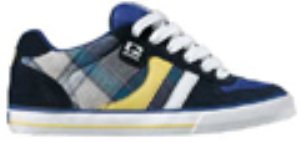 Encore 2 Navy/Lemon Plaid Shoe