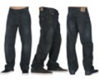 Ergo Black With Brush Jeans