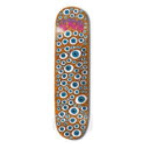 Eyes Orange Skateboard Deck