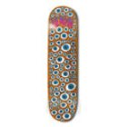 Eyes Orange Skateboard Deck