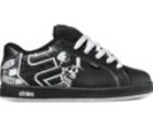 Fader Black/Black/White Kids Shoe