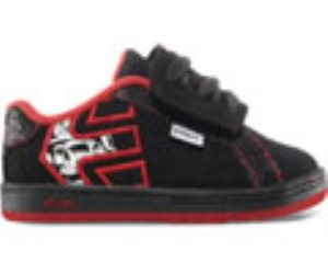 Fader Metal Mulisha Black/Black/Red Toddler Shoe