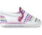Fakie-Crib White/Pink/White Baby Shoe