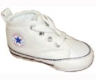 First Star Crib Optic White Shoe