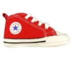 First Star Red Crib Baby Shoe