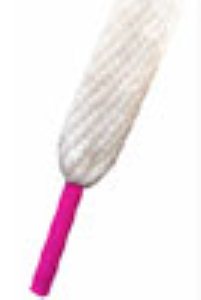 Flatties Coloured Tips White/Neon Pink Laces