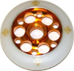 Fleur De Yak Gold Aluminium Hub Scooter Wheel