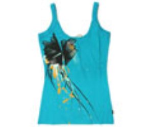 Flower Paint Girls Singlet Top