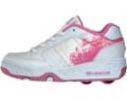 Flurry White/Pink Kids Heely Shoe