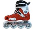 Fr1 Orange/White Slalom Inline Skate