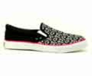 Game Over Slip On Black/Red Shoe