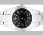 Gearhead Watch Polished Silver/Silver/Black Mtr010