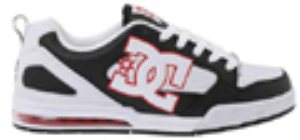 General Black/White/Athletic Red Shoe