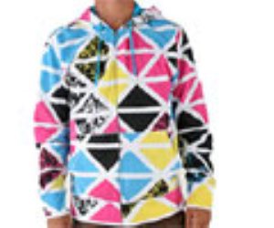 Geo Slim Zip Hoody