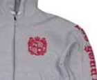 Gothic Crest Zip Hoody