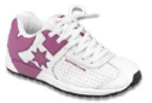 Graffik White/Magenta Womens Shoe