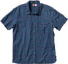 Grantham Navy Short Sleeve Woven Shirt