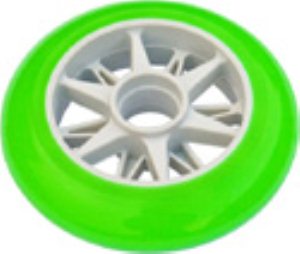 Green 6 Spoke Scooter Wheel
