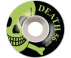 Green Skulls Skateboard Wheels