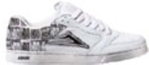 Guy Mariano 2 Sp White Leather Dip Print Shoe